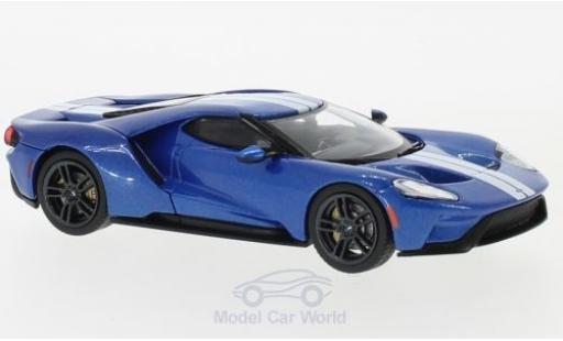 Miniature Ford GT 1/43 IXO bleue/grise 2017 Ford GT 1/43 IXO bleue/grise 2017 miniature