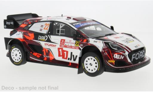 Miniature Ford Puma 1/18 IXO Rally1 Rally WM Rallye Polen 2024 #22 1:18 Ford Puma 1/18 IXO Rally1 Rally WM Rallye Polen 2024 #22 1:18 miniature