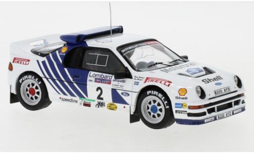 Miniature Ford RS 200 1/43 IXO RS200 No.2 Rallye WM RAC Rally 1986 S.Blomqvist/B.Berglund Ford RS 200 1/43 IXO RS200 No.2 Rallye WM RAC Rally 1986 S.Blomqvist/B.Berglund miniature