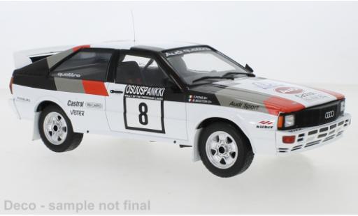 Miniature Audi Quattro 1/18 IXO No.8 1000 Lakes Rally 1982 Audi Quattro 1/18 IXO No.8 1000 Lakes Rally 1982 miniature
