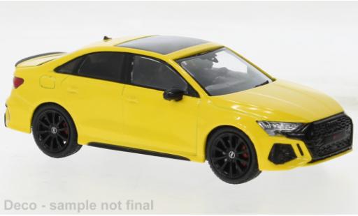 Miniature Audi RS3 1/43 IXO jaune 2022 Audi RS3 1/43 IXO jaune 2022 miniature