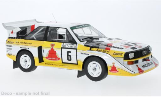 Miniature Audi Sport Quattro 1/18 IXO Sport quattro S1 E2 No.6 1000 Lakes Rally 1985 Audi Sport Quattro 1/18 IXO Sport quattro S1 E2 No.6 1000 Lakes Rally 1985 miniature