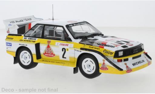 Miniature Audi Sport Quattro 1/24 IXO Sport quattro S1 No.2 HB Rallye WM Rally Monte Carlo 1986 Audi Sport Quattro 1/24 IXO Sport quattro S1 No.2 HB Rallye WM Rally Monte Carlo 1986 miniature