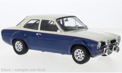 Miniature Ford Escort 1/18 IXO MK1 RS 1600 blanche/bleu 1974 Ford Escort 1/18 IXO MK1 RS 1600 blanche/bleu 1974 miniature