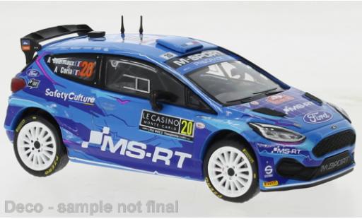 Miniature Ford Fiesta 1/43 IXO MK II No.20 WRC2 Rally Monte Carlo 2023 Ford Fiesta 1/43 IXO MK II No.20 WRC2 Rally Monte Carlo 2023 miniature