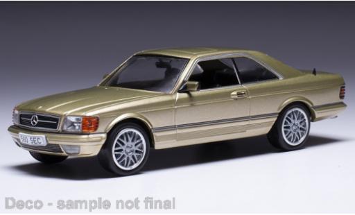 Miniature Mercedes 500 1/43 IXO SEC metallise beige 1981 Mercedes 500 1/43 IXO SEC metallise beige 1981 miniature
