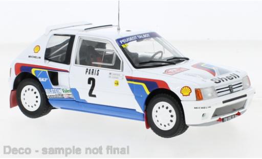 Miniature Peugeot 205 1/24 IXO T16 No.2 Rallye WM Rally Monte Carlo 1985 Peugeot 205 1/24 IXO T16 No.2 Rallye WM Rally Monte Carlo 1985 miniature