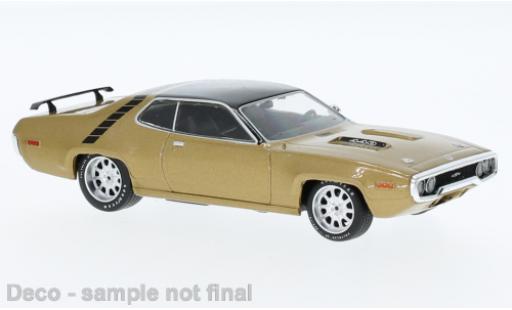 Miniature Plymouth GTX 1/43 IXO Runner metallise doré 1971 Plymouth GTX 1/43 IXO Runner metallise doré 1971 miniature