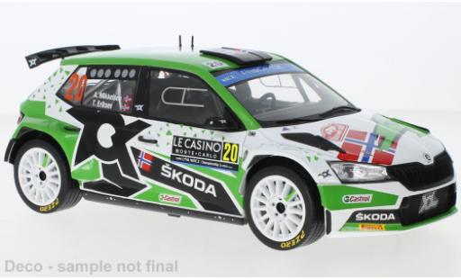 Miniature Skoda Fabia 1/18 IXO Rally2 EVO No.20 Rallye WM Rallye Monte Carlo 2022 Skoda Fabia 1/18 IXO Rally2 EVO No.20 Rallye WM Rallye Monte Carlo 2022 miniature