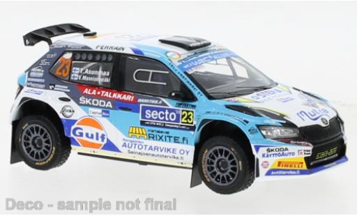Miniature Skoda Fabia 1/43 IXO Rally2 EVO No.23 WRC Rallye Finnland 2022 Skoda Fabia 1/43 IXO Rally2 EVO No.23 WRC Rallye Finnland 2022 miniature