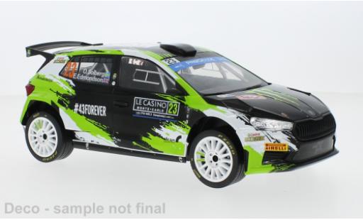 Miniature Skoda Fabia 1/43 IXO Rally2 No.23 Rallye WM Rally Monte Carlo 2023 Skoda Fabia 1/43 IXO Rally2 No.23 Rallye WM Rally Monte Carlo 2023 miniature