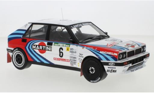 Miniature Lancia Delta 1/18 IXO Integrale 16V No.6 Martini Martini Rallye WM Rally Portugal 1990 J.Kankkunen/J.Piironen Lancia Delta 1/18 IXO Integrale 16V No.6 Martini Martini Rallye WM Rally Portugal 1990 J.Kankkunen/J.Piironen miniature