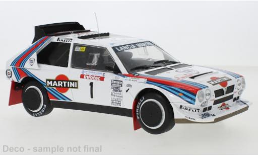 Miniature Lancia Delta 1/18 IXO S4 No.1 Martini Racing Martini Tour de Corse 1986 M.Alen/I.Kivimäki Lancia Delta 1/18 IXO S4 No.1 Martini Racing Martini Tour de Corse 1986 M.Alen/I.Kivimäki miniature