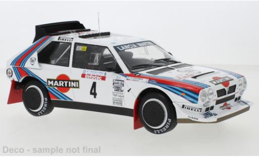 Miniature Lancia Delta 1/18 IXO S4 No.4 Martini Racing Martini Tour de Corse 1986 H.Toivonen/S.Cresto Lancia Delta 1/18 IXO S4 No.4 Martini Racing Martini Tour de Corse 1986 H.Toivonen/S.Cresto miniature