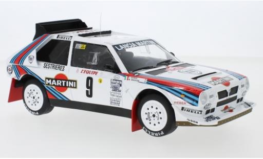 Miniature Lancia Delta 1/18 IXO S4 No.9 Martini Racing Martini Rally Monte Carlo 1986 M.Biasion/T.Siviero Lancia Delta 1/18 IXO S4 No.9 Martini Racing Martini Rally Monte Carlo 1986 M.Biasion/T.Siviero miniature