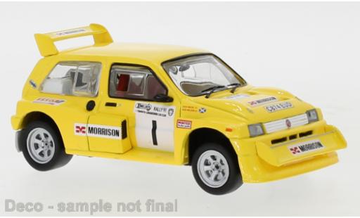 Miniature MG Metro 1/43 IXO 6R4 RHD No.1 Morrison Scottish Rally Championship 1991 Championship Winner D.Milne/B.Wilson MG Metro 1/43 IXO 6R4 RHD No.1 Morrison Scottish Rally Championship 1991 Championship Winner D.Milne/B.Wilson miniature