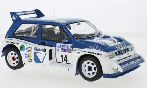 Miniature MG Metro 1/18 IXO 6R4 RHD No.14 Rallye WM RAC Rally 1986 D.Llewellin/P.Short MG Metro 1/18 IXO 6R4 RHD No.14 Rallye WM RAC Rally 1986 D.Llewellin/P.Short miniature