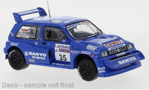 Miniature MG Metro 1/43 IXO 6R4 RHD No.35 Sanyo RAC Rally 1986 W.Rutherford/B.Harris MG Metro 1/43 IXO 6R4 RHD No.35 Sanyo RAC Rally 1986 W.Rutherford/B.Harris miniature