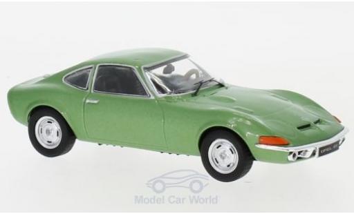Miniature Opel GT 1/43 IXO metallise verte 1969 Opel GT 1/43 IXO metallise verte 1969 miniature
