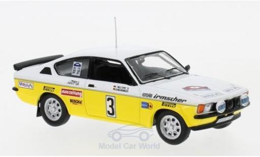 Miniature Opel Kadett GT 1/43 IXO C GT/E No.3 Irmscher Tuning Rallye DM Rallye Hunsrück 1978 A.Warmbold/W.Pitz Opel Kadett GT 1/43 IXO C GT/E No.3 Irmscher Tuning Rallye DM Rallye Hunsrück 1978 A.Warmbold/W.Pitz miniature