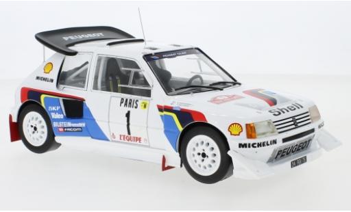 Miniature Peugeot 205 1/18 IXO T16 E2 No.1 Talbot Sport Rallye WM Rallye Monte Carlo 1986 T.Salonen/S.Harjanne Peugeot 205 1/18 IXO T16 E2 No.1 Talbot Sport Rallye WM Rallye Monte Carlo 1986 T.Salonen/S.Harjanne miniature
