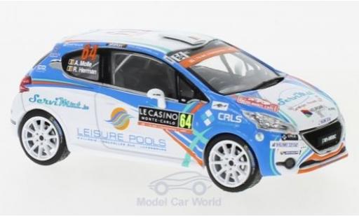 Miniature Peugeot 208 1/43 IXO R2 WRC No.64 WRC Rallye Monte Carlo 2018 A.Mole/R.Herman Peugeot 208 1/43 IXO R2 WRC No.64 WRC Rallye Monte Carlo 2018 A.Mole/R.Herman miniature