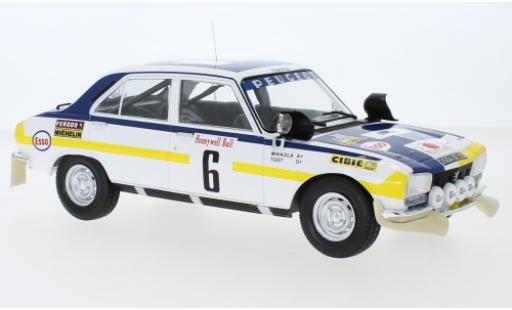 Miniature Peugeot 504 1/18 IXO Ti No.6 Rallye Marokko 1975 H.Mikkola/J.Todt Peugeot 504 1/18 IXO Ti No.6 Rallye Marokko 1975 H.Mikkola/J.Todt miniature