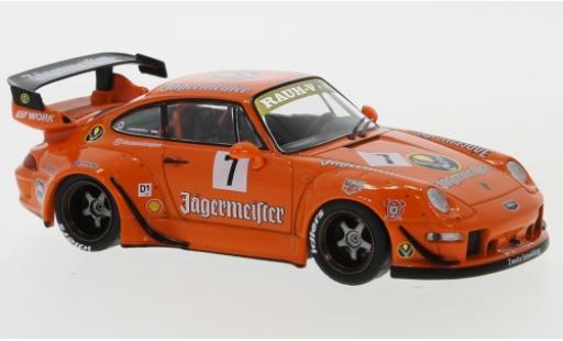 Miniature Porsche 993 RWB 1/43 IXO 911 RWB () Jägermeister No.7 RAUH-Welt Porsche 993 RWB 1/43 IXO 911 RWB () Jägermeister No.7 RAUH-Welt miniature