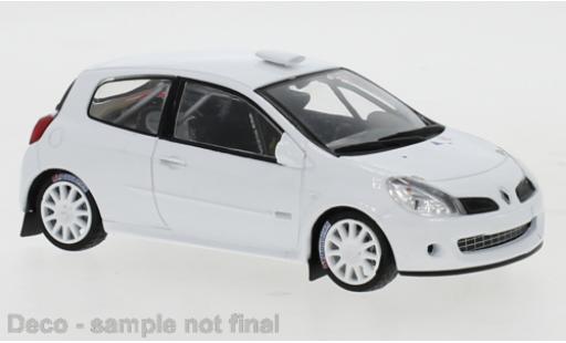 Miniature Renault Clio 1/43 IXO R3C blanche extra night lights under the base Renault Clio 1/43 IXO R3C blanche extra night lights under the base miniature