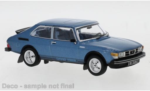 Miniature Saab 99 1/43 IXO Turbo metallise bleue 1977 Saab 99 1/43 IXO Turbo metallise bleue 1977 miniature