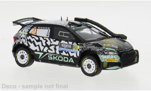 Miniature Skoda Fabia 1/43 IXO Rally2 No.20 WRC Safari Rallye Kenia 2024 1:43 Skoda Fabia 1/43 IXO Rally2 No.20 WRC Safari Rallye Kenia 2024 1:43 miniature
