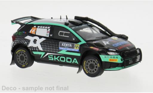 Miniature Skoda Fabia 1/43 IXO Rally2 No.22 WRC Safari Rallye Kenia 2024 1:43 Skoda Fabia 1/43 IXO Rally2 No.22 WRC Safari Rallye Kenia 2024 1:43 miniature