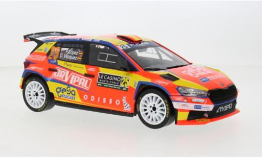 Miniature Skoda Fabia 1/18 IXO Rally2 No.25 WRC Rally Monte Carlo 2024 1:18 Skoda Fabia 1/18 IXO Rally2 No.25 WRC Rally Monte Carlo 2024 1:18 miniature