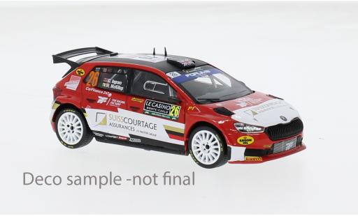 Miniature Skoda Fabia 1/43 IXO Rally2 No.26 WRC Rallye Monte Carlo 2024 1:43 Skoda Fabia 1/43 IXO Rally2 No.26 WRC Rallye Monte Carlo 2024 1:43 miniature