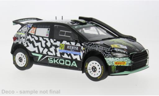 Miniature Skoda Fabia 1/18 IXO Rally2 Rally WM Safari Rallye Kenia 2024 #22 1:18 Skoda Fabia 1/18 IXO Rally2 Rally WM Safari Rallye Kenia 2024 #22 1:18 miniature