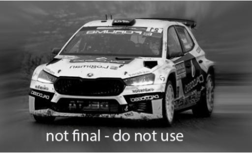 Miniature Skoda Fabia 1/43 IXO RS Rally2 WRC Rally Monte Carlo 2025 #21 1:43 Skoda Fabia 1/43 IXO RS Rally2 WRC Rally Monte Carlo 2025 #21 1:43 miniature