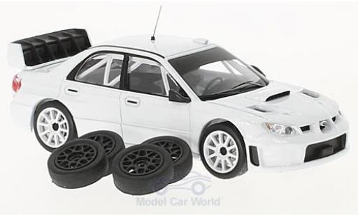 Miniature Subaru Impreza 1/43 IXO S12B blanche 2008 Plain Body Version inklusive 4 Ersatzräder Subaru Impreza 1/43 IXO S12B blanche 2008 Plain Body Version inklusive 4 Ersatzräder miniature