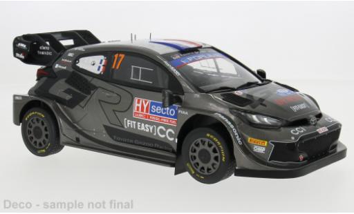 Miniature Toyota Yaris 1/18 IXO GR Rally1 Hybrid Rally WM Rally Finland 2024 #17 1:18 Toyota Yaris 1/18 IXO GR Rally1 Hybrid Rally WM Rally Finland 2024 #17 1:18 miniature