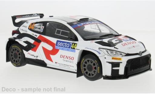Miniature Toyota Yaris 1/18 IXO GR Rally2 Rally WM Rally Finland 2024 #44 1:18 Toyota Yaris 1/18 IXO GR Rally2 Rally WM Rally Finland 2024 #44 1:18 miniature