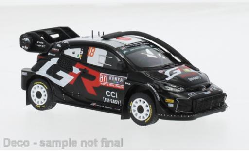 Miniature Toyota Yaris 1/43 IXO Rally 1 No.18 WRC Safari Rallye Kenia 2024 1:43 Toyota Yaris 1/43 IXO Rally 1 No.18 WRC Safari Rallye Kenia 2024 1:43 miniature