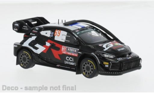 Miniature Toyota Yaris 1/43 IXO Rally 1 No.69 WRC Safari Rallye Kenia 2024 1:43 Toyota Yaris 1/43 IXO Rally 1 No.69 WRC Safari Rallye Kenia 2024 1:43 miniature