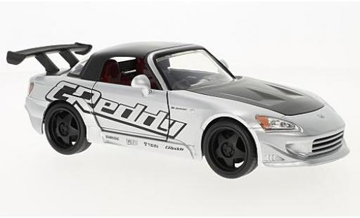 Miniature Honda S2000 1/24 Jada Toys grise/noire 2001 Honda S2000 1/24 Jada Toys grise/noire 2001 miniature