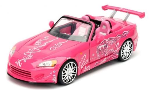 Miniature Honda S2000 1/24 Jada Toys Tuning rose/Dekor Fast & Furious Honda S2000 1/24 Jada Toys Tuning rose/Dekor Fast & Furious miniature