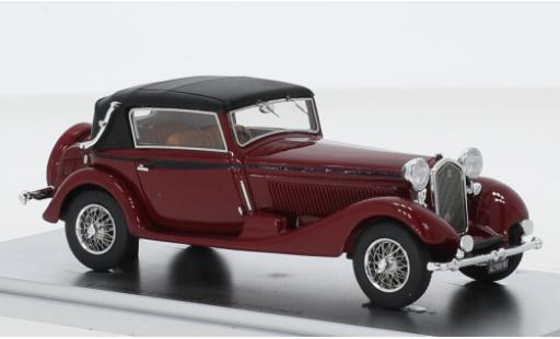 Miniature Alfa Romeo 6C 1/43 Kess 1750 GTC Castagna rouge/noire RHD 1931 Verdeck fermé Alfa Romeo 6C 1/43 Kess 1750 GTC Castagna rouge/noire RHD 1931 Verdeck fermé miniature