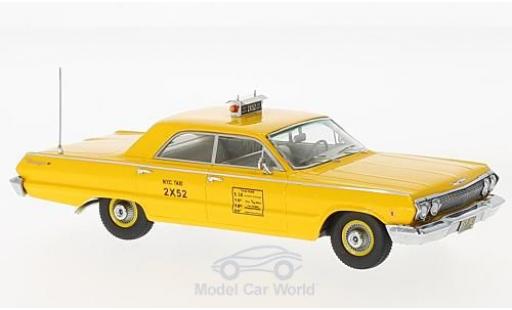 Miniature Chevrolet Biscayne 1/43 Kess jaune N.Y.C Taxi 1963 Chevrolet Biscayne 1/43 Kess jaune N.Y.C Taxi 1963 miniature