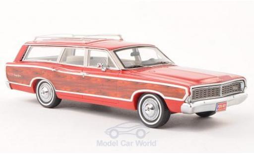 Miniature Ford LTD 1/43 Kess Country Squire rouge/Holzeffekt 1968 ohne Vitrine Ford LTD 1/43 Kess Country Squire rouge/Holzeffekt 1968 ohne Vitrine miniature