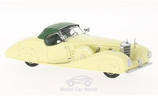 Miniature Mercedes 540 1/43 Kess K (W29) Stromlinien Roadster Erdmann & Rossi jaune/verte King Ghazi of Iraq 1936 Mercedes 540 1/43 Kess K (W29) Stromlinien Roadster Erdmann & Rossi jaune/verte King Ghazi of Iraq 1936 miniature