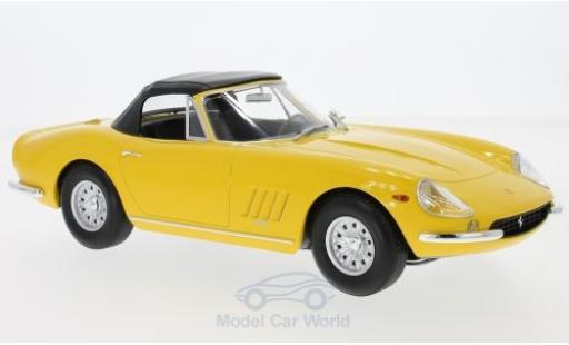 Miniature Ferrari 275 1967 1/18 KK Scale GTB/4 NART Spyder jaune 1967 Softtop liegt ein Ferrari 275 1967 1/18 KK Scale GTB/4 NART Spyder jaune 1967 Softtop liegt ein miniature