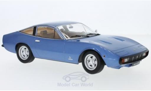 Miniature Ferrari 365 1/18 KK Scale GTC/4 metallise bleue 1971 Ferrari 365 1/18 KK Scale GTC/4 metallise bleue 1971 miniature