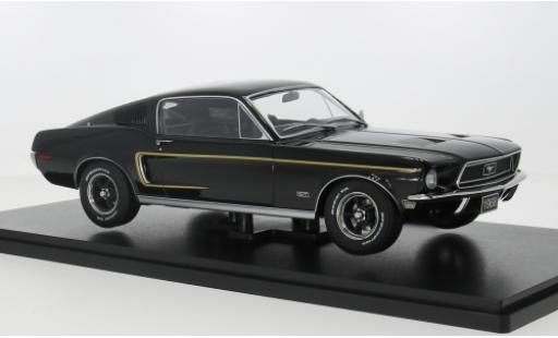 Miniature Ford Mustang 1/18 KK Scale GT Fastback noire 1968 1:18 Ford Mustang 1/18 KK Scale GT Fastback noire 1968 1:18 miniature